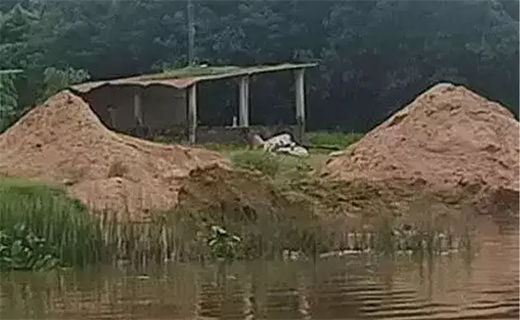 Sand excavation